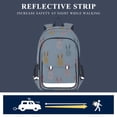 thumbnail image 5 of FORMRS Unisex School Backpack 17" Student Travel Bag with Laptop Compartment, Cute Rabbits, 5 of 7