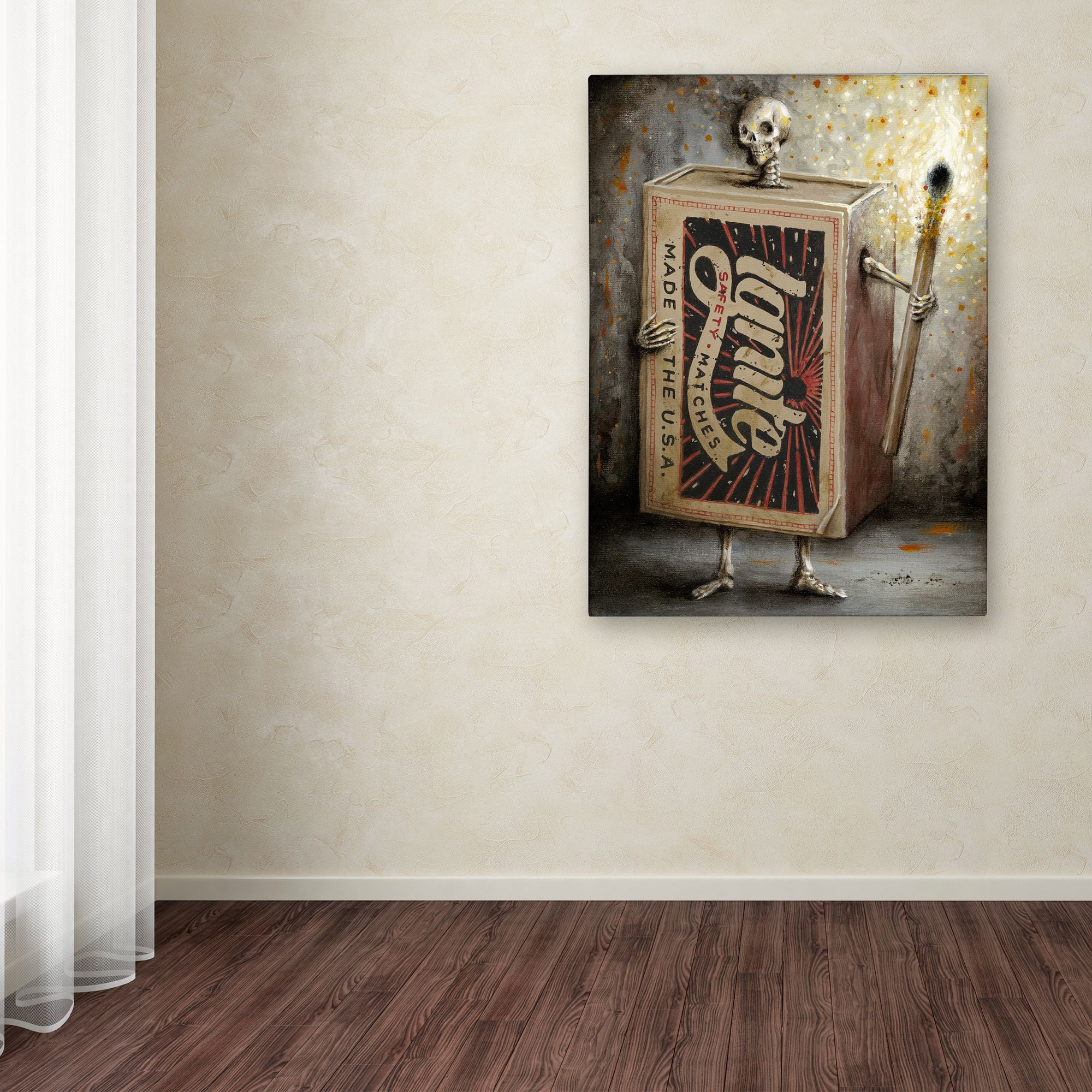Trademark Fine Art 'Ignite the Dark' Canvas Art by Jason Limon