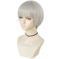 thumbnail image 1 of Peluca para cosplay Jujutsus Kaisen Inumaki Toge, pelo sintético, 1 of 3