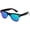 Black/Green, variant on "Hayden" - Kids Metal Finish Flash Lens Fashion Sunglasses Vintage Classic Girls Boys
