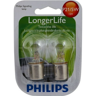 Philips P21Wll Longerlife Miniature Clear Twist Type Automotive Bulb ...