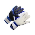 thumbnail image 2 of Yuarrent 1 par de guantes de fútbol ajustables portátiles práctica de fútbol protección de manos de portero guante de cuero PU de látex Type2 NO2, 2 of 6