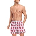 thumbnail image 3 of FORMRS Mens Swim Trunks Mesh Liner Quick Dry Casual Beach Board Shorts with Pockets, Sizes S-2XL, Cartoon Strawberry, 3 of 9