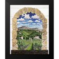 thumbnail image 2 of Jacobs, Cindy 15x18 Black Modern Framed Museum Art Print Titled - Vineyard Landscape, 2 of 5