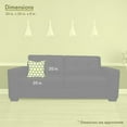 thumbnail image 3 of Majestic Home Goods Decorative Hot Green Large Polka Dot Large Pillow, 3 of 4