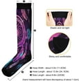 thumbnail image 3 of Coolnut Dreamcatcher Feather Compression Socks Women Men Knee High Stockings for Sports, Running, Travel 1Pair Gift, 3 of 7
