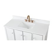 48 White Tenant Brand Bertone Bathroom Sink Vanity