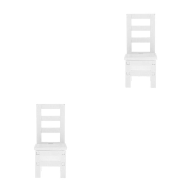Vogacara 1/6 Scale Furniture for 12 Action Furniture Miniature Figures Silla Blanca 2Conjunto