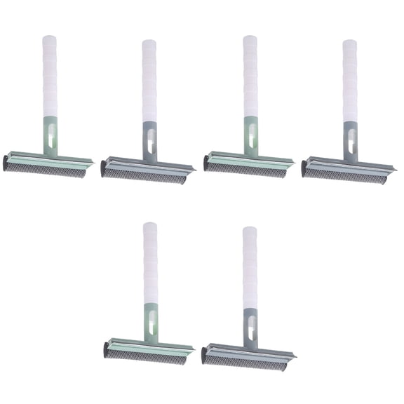 Worgeous 6 Pcs Squeegee Tool Glass Water Removal Tool with Spray Bottle (Random Color)