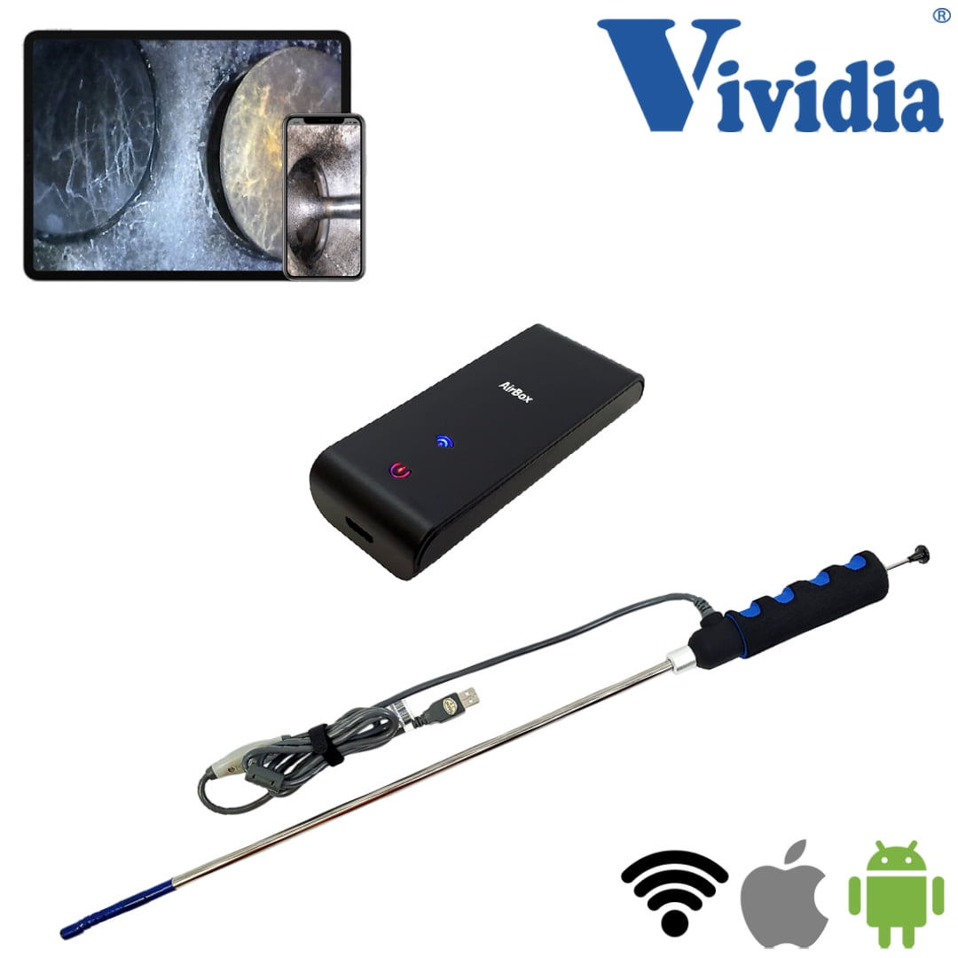 Vividia AbleScope VA-400 HD USB Borescope with 180° Articulating 8.5mm Probe 
