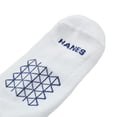 thumbnail image 6 of Hanes Mens No-Show Socks Value Pack, 3-Pack, Absolute Run No-Show Socks with Heel-Shield Tab, Moisture-Wicking, 6 of 8