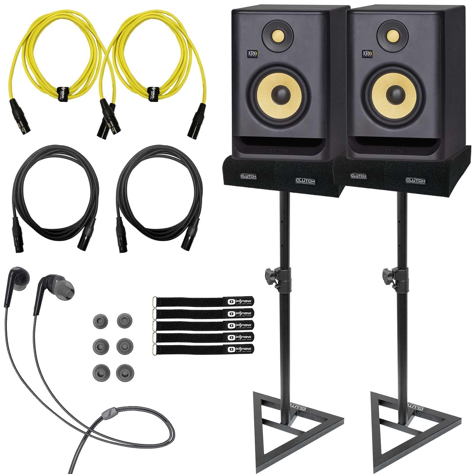 KRK Rokit 5G4 RP5G4 5" Package Studio Monitor Speakers