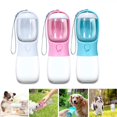thumbnail image 2 of Huloretions Portable Dog Water Bottle, 2-in-1 Travel Water Bottle with Food Container, Dog Water Dispenser for Outdoor Walking Hiking Travel, 2 of 8