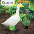 thumbnail image 2 of 23" Large White Goose, Plastic Garden Décor, Vibrant and Clean Painted Goose Feet - Indoor or Outdoor Decorative Figurine for Garden, Patio, or Entryway Accent, 2 of 11