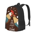 thumbnail image 1 of Easygdp Rooster And Chicken Mochila de Gran Capacidad Minimalista Ideal para Escuela, Viajes y Uso Diario, 1 of 6