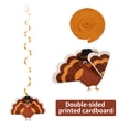thumbnail image 7 of Thanksgiving Decorations Niyattn Fall 34 Pcs Hanging Swirls Ceiling Decor - Fall Maple Acorns Pumpkin Turkey Ceiling Decoration, 7 of 7