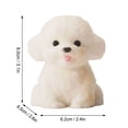 thumbnail image 4 of Realistic Animal Squishy - Ultra Soft Silicone Dog Squishy, Handmade Stress-Relief Toys for Kids & Adults, Non-Toxic Squeeze Toys for Relaxation & Sensory Play (White dog-1pcs), 4 of 9