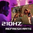 thumbnail image 4 of Sceptre New 32-inch 2K QHD Prime Gaming Monitor 2560 x 1440 up to 210Hz sRGB 115% 1ms DisplayPort HDMI Type-C Build-in Speakers, Machine Black 2026 ((E325B-QW200D series), 4 of 5