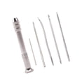 thumbnail image 4 of PU Leather Sewing Awl Set, Shoe Repair Tools Steel Material Professional Starter Punch Stitching for PU Leather Sewing Tools With 10, 4 of 10