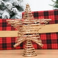 thumbnail image 5 of Christmas Tree Topper,10.62inch Star Tree Topper with Holder,Gold Xmas Glitter Hollow Star Treetop Toppers Christmas Tree Decorations Ornaments for Holiday Ornament or Home Decor, 5 of 5