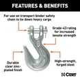 thumbnail image 2 of CURT 81350 3/8-Inch Forged Steel Clevis Grab Hook, 5,400 lbs. Work Load, 1/2-In Pin, 2 of 2