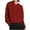 Red, variant on SwiftWear Women's Polka Dots Knit-Texture Hoodie Soft Drop-Shoulder Tops Pullover with Front Pocket Cozy Casual Lounge Wear Black