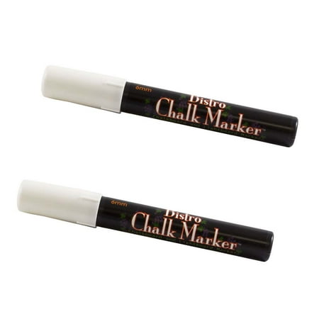 UPC: 0842497170541 | Marvy Uchida Broad Point Chalk Markers White 2/Pack
