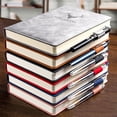 thumbnail image 2 of 360 Pages A5 Faux Leather Thick Business Notebook Sketch Journal Diary with Pen, 2 of 8