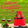 thumbnail image 4 of Bolsa De Regalo De Pantalones De Papá Noel De Navidad Para Regalo De Niño, Bolsa De Regalo De Dulces, Bolsas De Dulces De Navidad Rojas, Pantalones Cortos De Papá Noel, Bolsa De Regalo Yuarrent HA038299-00, 4 of 6