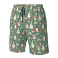 thumbnail image 4 of Salouo Mushrooms Gnome Pattern Swim Trunks for Men,Men's Hawaiian Bathing Suit Swimsuits Quick Dry Swimming Board Shorts Beach Shorts with Pockets-XX-Large, 4 of 6