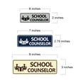 thumbnail image 4 of Standard School Counselor Sign (Brushed Silver) - Medium, 4 of 5