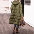 thumbnail image 5 of JHHLSF Women's Winter Casual Clothes Zip Up Oversized Reversible Shearling Fleece Long Coats Jackets With Pocket Green,3XL, 5 of 6