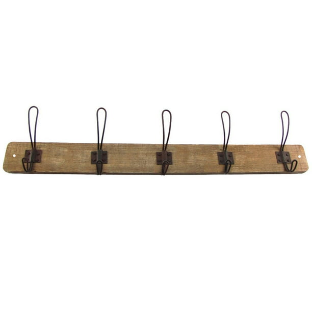 Antique Style Wooden Wall Mount Coat, Vintage Coat Rack Wall Mounted