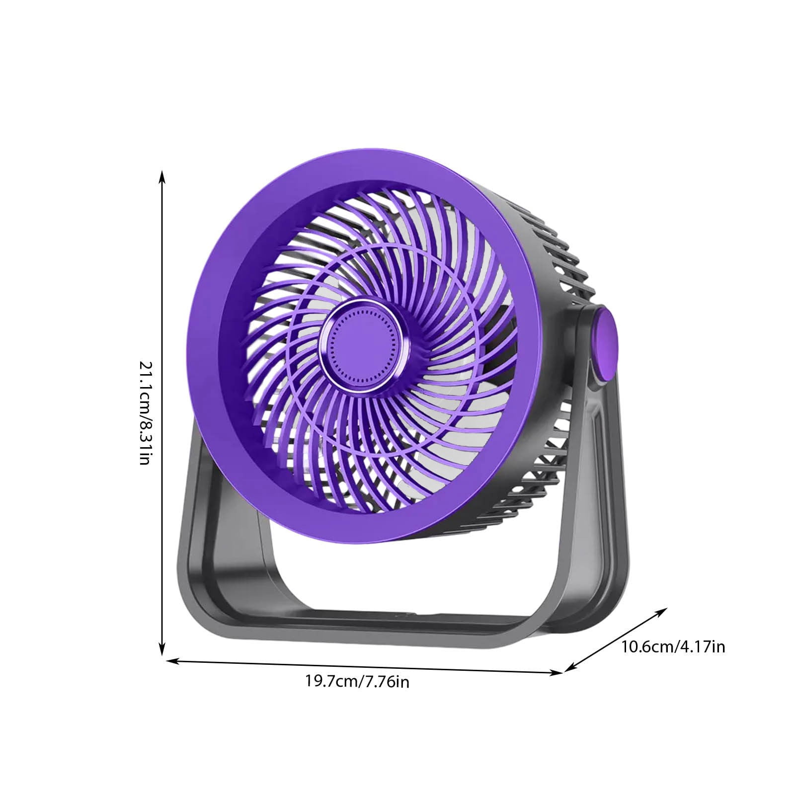 Fan for Bedroom, Table Air Circulator for Whole Room, Strong Airflow, 120° adjustable tilt, 20db Low Noise, Quiet, 3 Speeds, 2026 New Desk Fan for Office, Kitchen, Home
