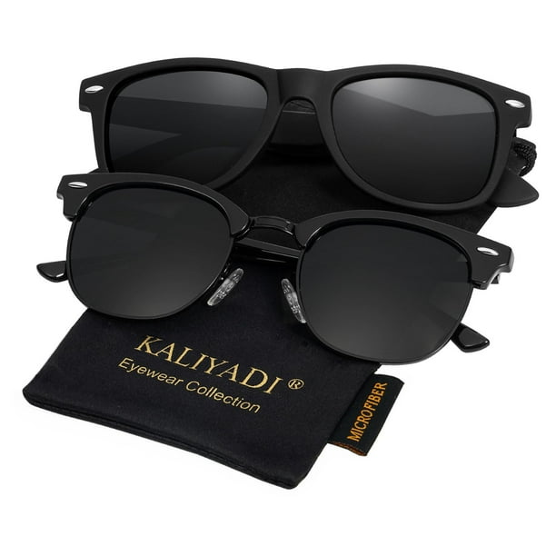 Gafas de sol KALIYADI polarizadas semisin montura que bloquean los rayos UV