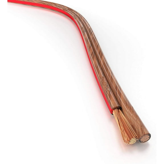 VOYZ 14 Gauge Speaker Cable - Twisted Wire | Oxygen Free - PVC Sheathing for Speaker Installation | 50ft