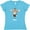 Aqua, variant on Inktastic Moo Cute Brown Holstein Cow Women's V-Neck T-Shirt