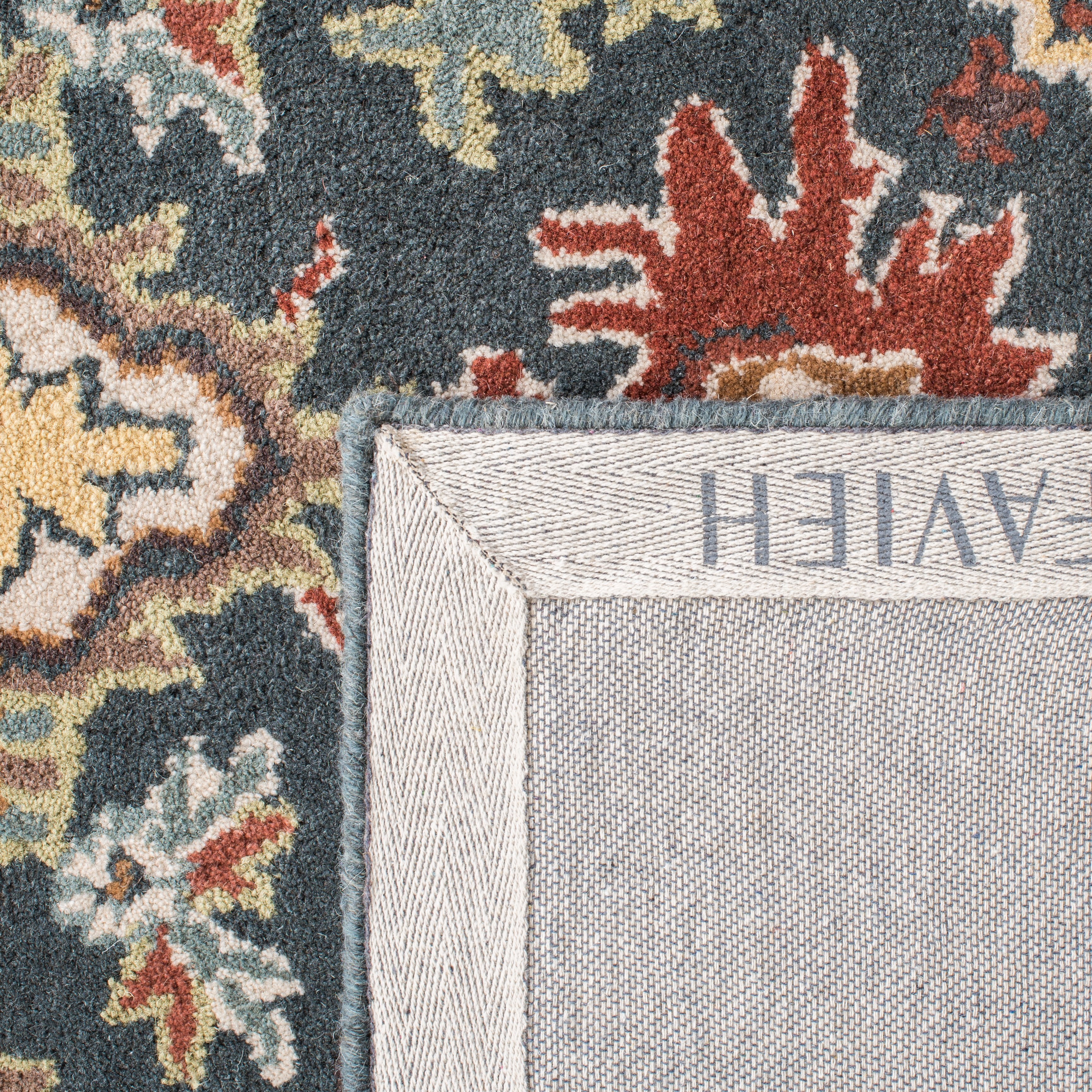 Safavieh Heritage York Oriental Wool Runner Rug, Dark Green/Brown, 2'3" x 12'