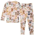 thumbnail image 2 of joogoo Dogs Cute 2 Piece Long Sleeve Tee and Pants Cotton Pajama Set 3T, 2 of 7