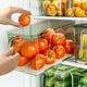 thumbnail image 5 of Organizador de plástico transparente para refrigerador con asa | Contenedor apilable para refrigerador, congelador, despensa y armario | Organización de cocina y hogar, 5 of 8