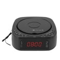 thumbnail image 1 of CD Player Alarm Clock, USB Portable Top Loading CD Player with Speakers, Remote Control, MP3 Playback,  Radio, Sleep Timer, Double Alarms, for Home Bedroom Desktop, 1 of 7