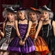 thumbnail image 2 of [Wetrose] Disfraz De Halloween Bruja Vestido De Cola De Golondrina Correa De Malla Sexy Multicolor Fiesta Cosplay Conjunto, 2 of 4