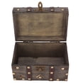 thumbnail image 1 of Wooden Jewelry Box, Environmental Jewelry Box Vintage Style Strong Sturdy With Combination Lock For Toilet Table For Household, 1 of 8