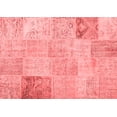 thumbnail image 1 of Ahgly Company Indoor Rectangle Patchwork Red Transitional Area Rugs, 3' x 5', 1 of 4