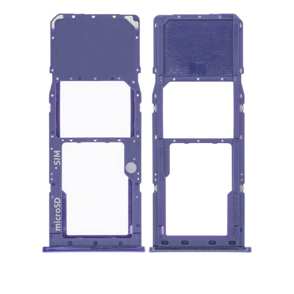 Replacement Single Sim Card Tray Compatible For Samsung Galaxy A50S (A507 / 2019) (Prism Crush Violet)