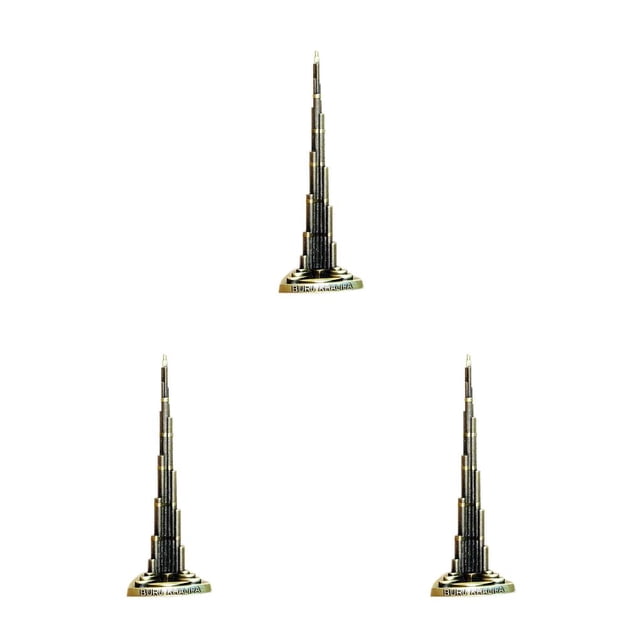 Naiovety 13/18cm Burj Khalifa Dubai Worlds edificio más alto arquitectura modelo decoración Type4 NO4 Naiovety CBP009699