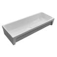 thumbnail image 2 of Pemberly Row 48" White Above Mount Fireclay Bath Trough Sink, 2 of 5