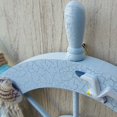 thumbnail image 4 of Wooden Ship Wheel, 28 Cm Nautical Boat Steering Wheel Decoration, 4 of 4