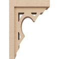 thumbnail image 3 of 6"W x 12"D x 18"H Classic Sheridan Rough Cedar Woodgrain TimberThane Corbel, Primed Tan, 3 of 6