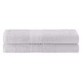 thumbnail image 2 of BNM Eco-Friendly Cotton Bath Sheet Set of 2, Silver, 2 of 5